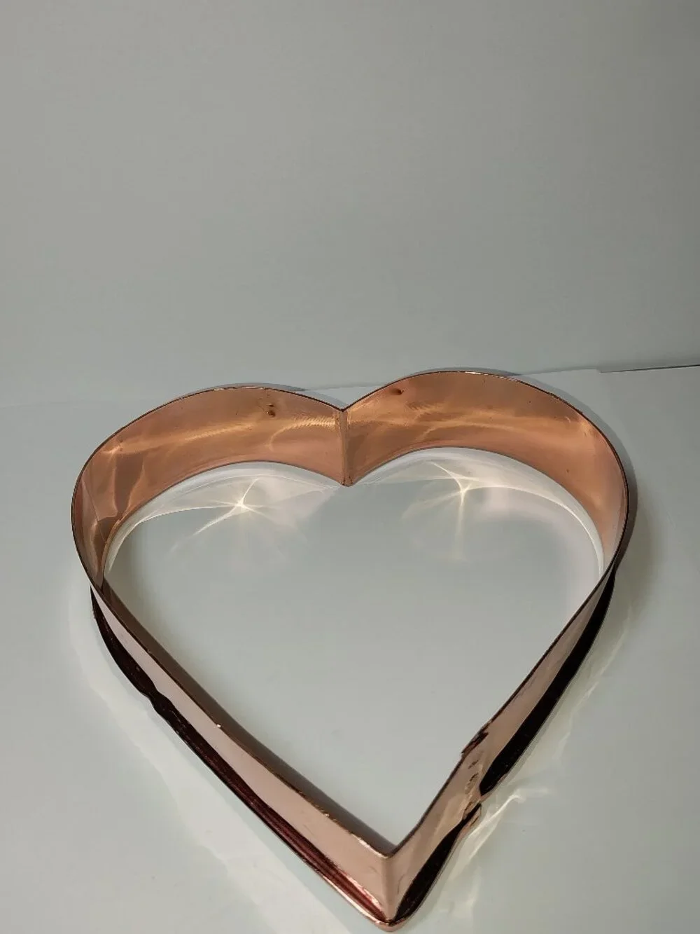 Copper Heart Cookie Cutter 5 1/2